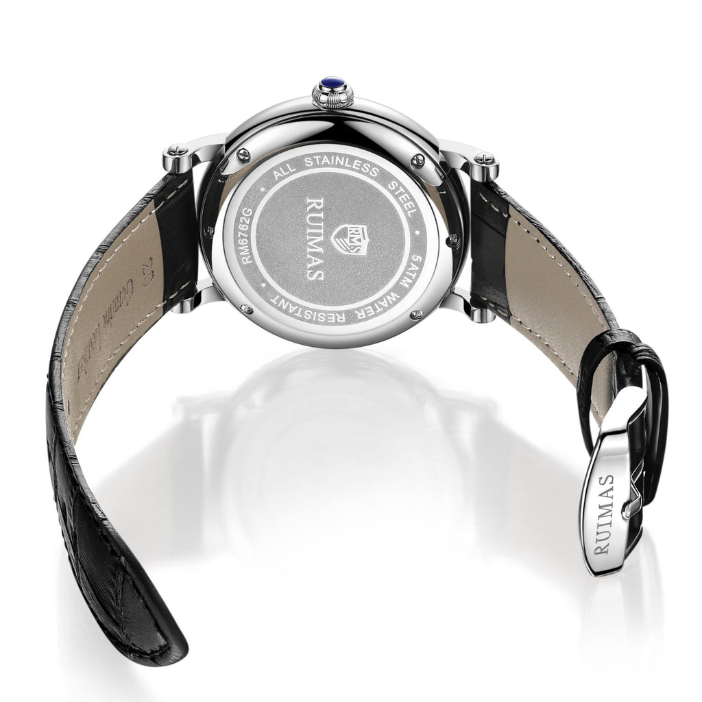 RUIMAS Fashion Mens Quartz Watches Sapphire Sport Wristwatch Waterproof Large Dial Business Casual Watch Clock Montre Homme 6762